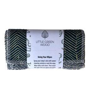 Reusable Baby Wipes - 5 pack - by Little Green Wood - Various Patterns