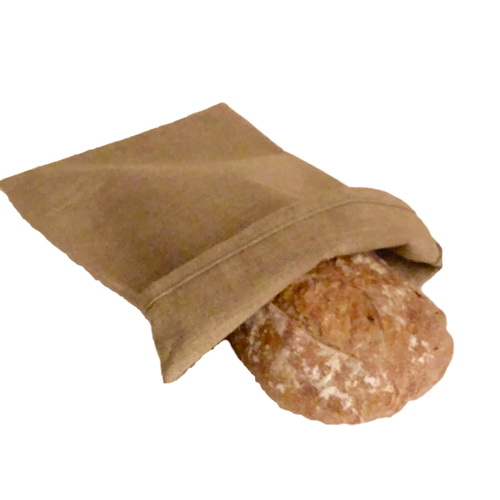 Natural Scottish Linen Bread Bag
