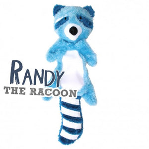 Randy the Racoon - Stuffing Free Dog Toy