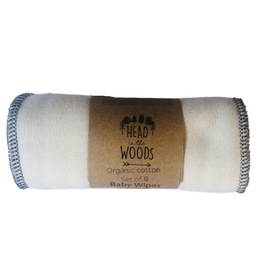 Reusable Baby Wipes - 8 pack - by Head in the Woods
