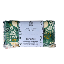 Load image into Gallery viewer, Reusable Baby Wipes - 5 pack - by Little Green Wood - Various Patterns