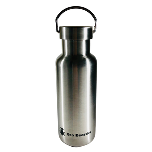 Eco Beasties Reusable Jerry Bottle 550ml - Matt Brushed Steel