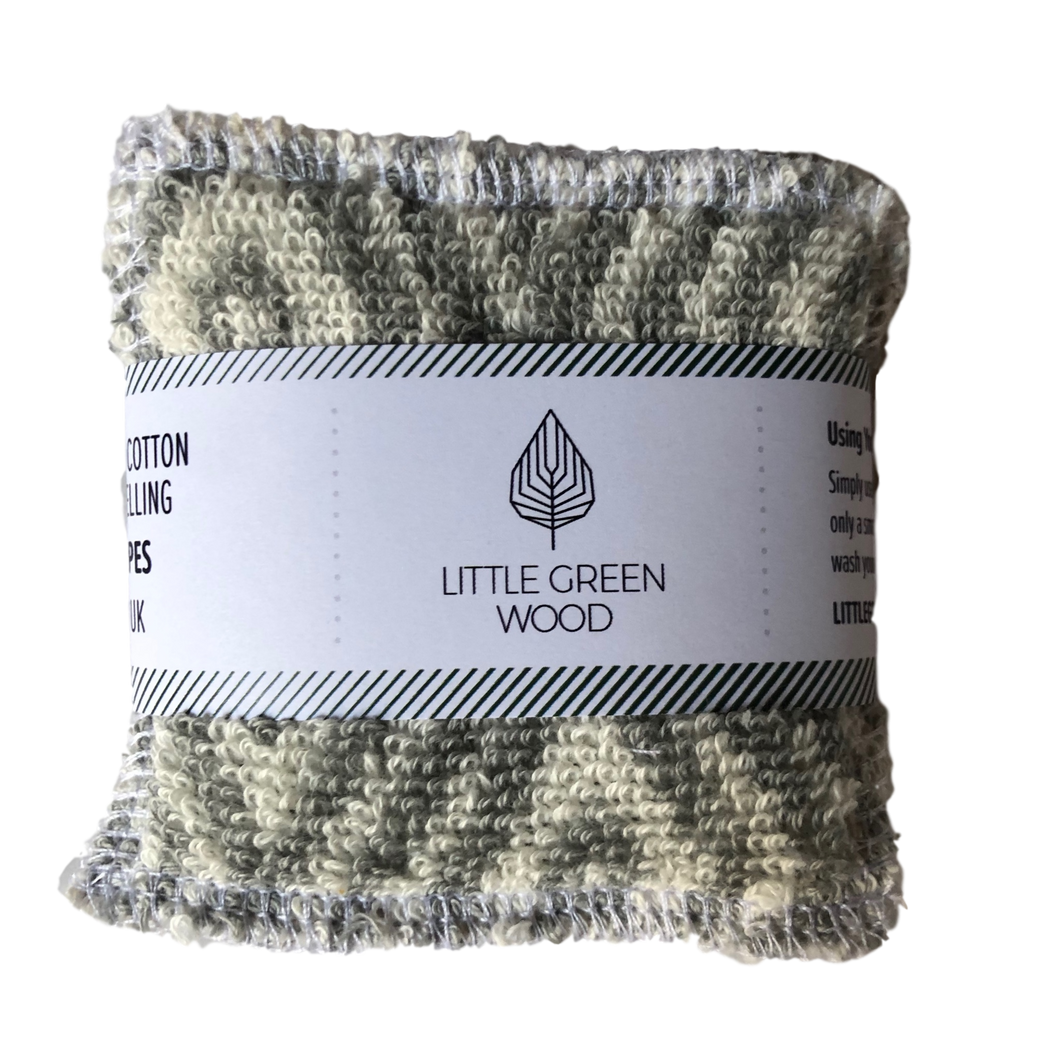 Reusable Face Wipes - Soft & Scrub 5 pack - by Little Green Wood