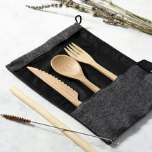 Load image into Gallery viewer, Jungle Culture- Bamboo Cutlery Set - Various Colours