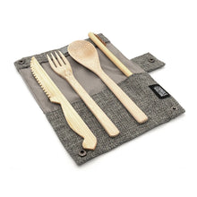 Load image into Gallery viewer, Jungle Culture- Bamboo Cutlery Set - Various Colours