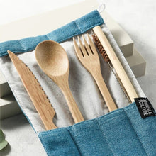 Load image into Gallery viewer, Jungle Culture- Bamboo Cutlery Set - Various Colours