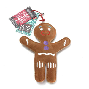 Jean Genie the Gingerbread Person - Eco Dog Toy